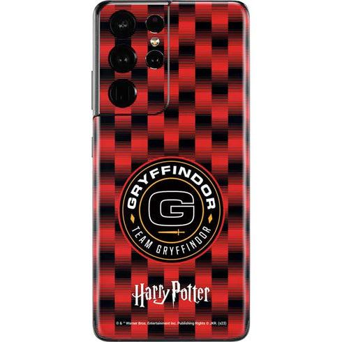 Wizarding Worlds Harry Potter Team Gryffindor Galaxy S21 Ultra 5G Skin